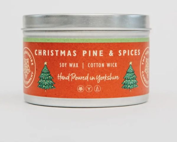 Christmas Pine and Spices Soy Wax Candle